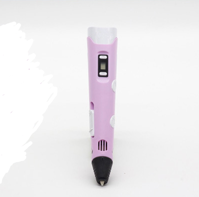 3D print pen 3D pen two generation graffiti 3D stereoscopic paintbrush children puzzle painting toys Pink AU