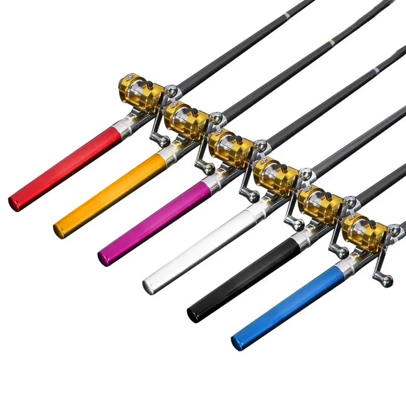 1 meters foreign trade Mini fishing rod, cross border Amazon WISH portable pen fishing rod Fishing Rod A – image 4