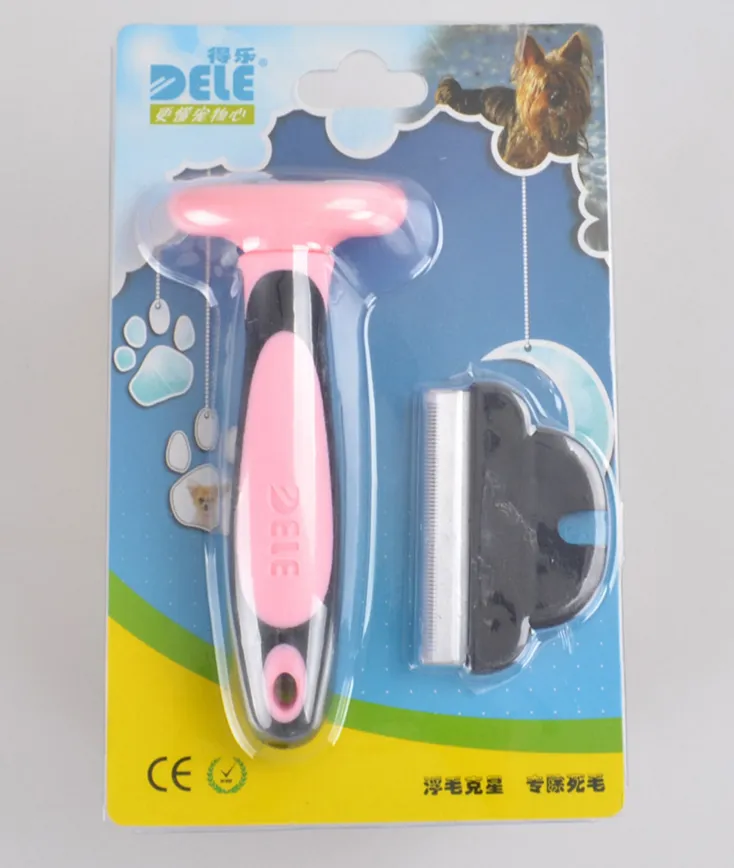 Pet Hair Removal Comb - Pink