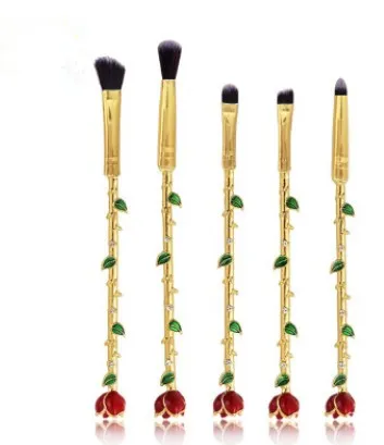 Beauty and the Beast Makeup Brushes Golden - Shop at LoveMi