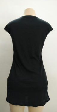 Printed Short-sleeved Nightclub Dress