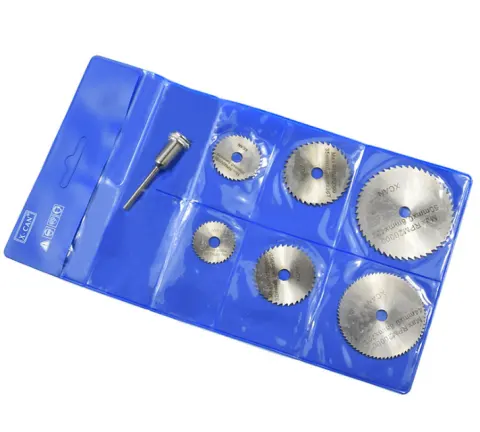 6 Pcs Circular Saw Blades & Mandrel