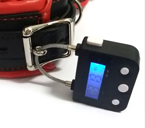 Time Lock Fetish Handcuffs Mouth Gag Electronic