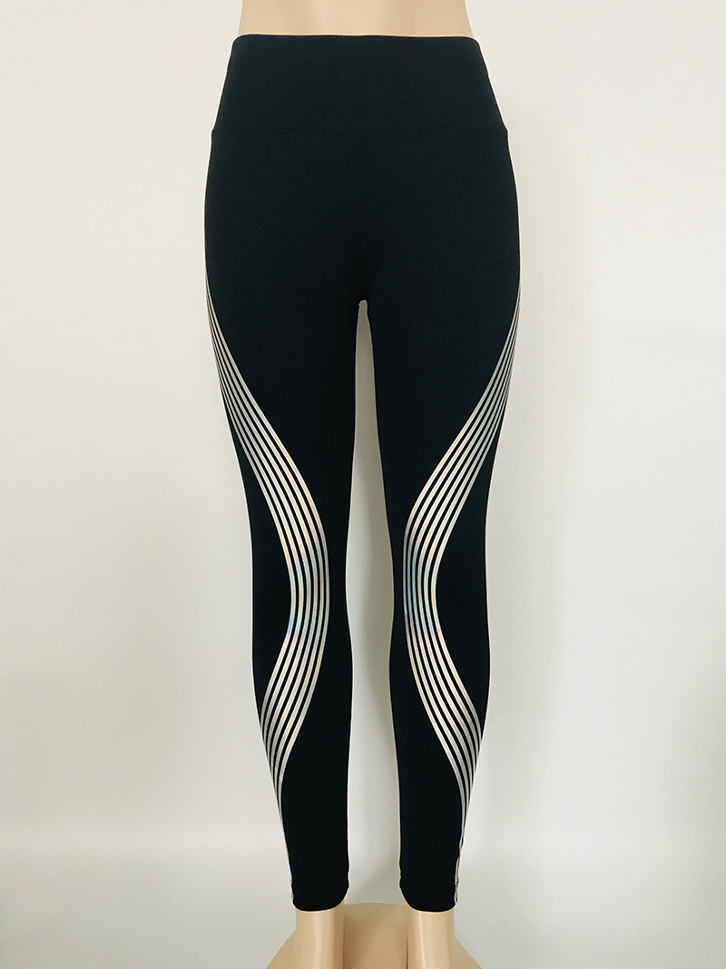 Reflective Leggings Glow in the Dark Night Light Laser Stripes Fitness Yoga Pants Tights Tracksuit Women Reflective Leggings Glow In Th - Shop at LoveMi