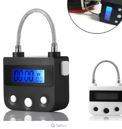Time Lock Fetish Handcuffs Mouth Gag Electronic