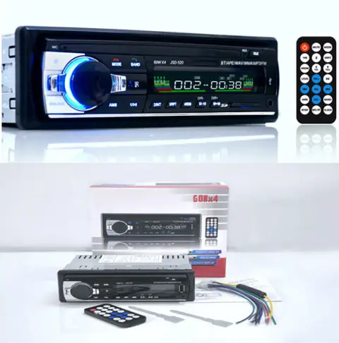 Bluetooth Car Stereo FM Radio MP3 Player USB SD