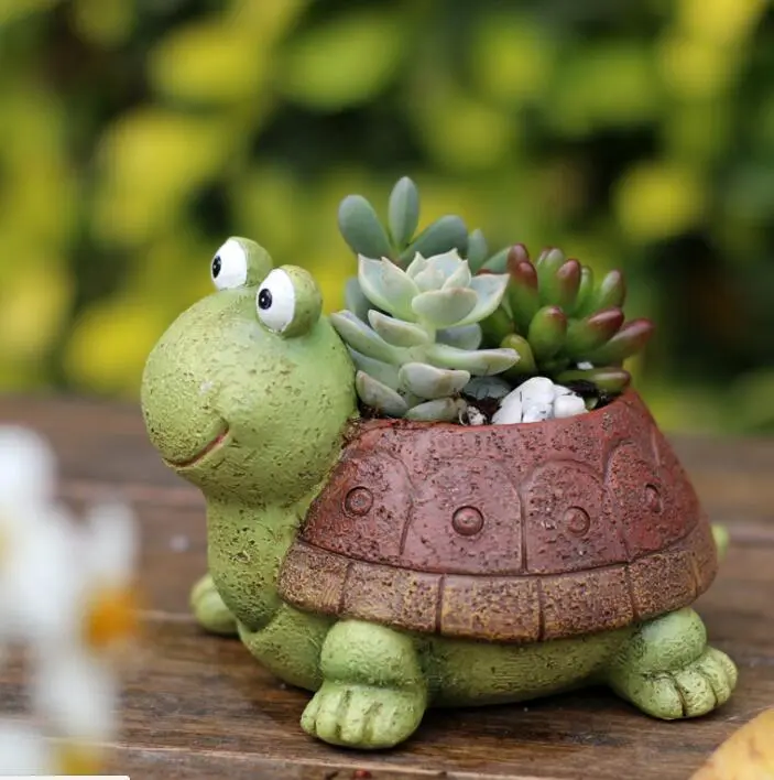 Animal Planter Pot - Turtle2