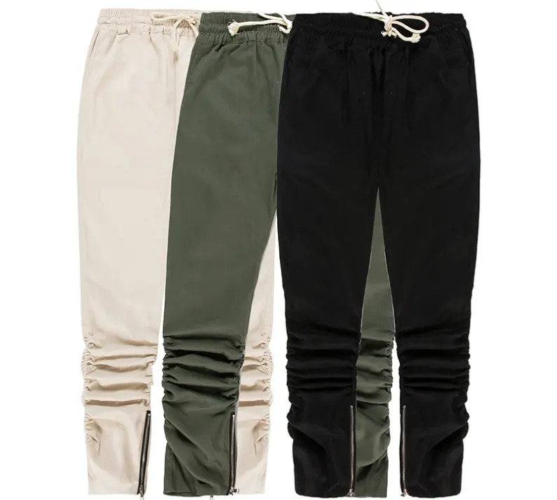 Machete Elastic Trousers Zipper Sidecasual Pants Dongdaemun Youth Fashion