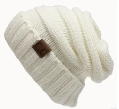Warm Knitted Beanie For Autumn&Winter White - Shop at LoveMi