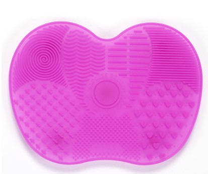Makeup brush cleaning pad cleaning pad Light Purple - Shop at LoveMi