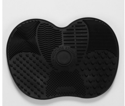 Makeup brush cleaning pad cleaning pad Black - Shop at LoveMi