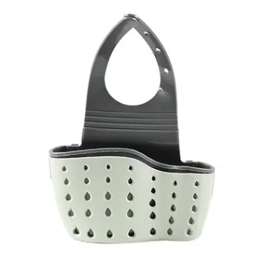 Kitchen Drain Holder Rubber Sponge Storage Rack Basket Wash