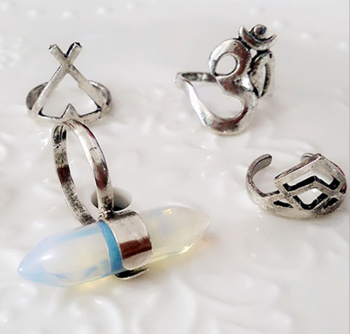 Gypsy Bohemian Ring Set