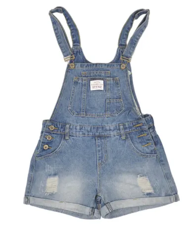 Denim Short Overalls Blue - Shop at LoveMi