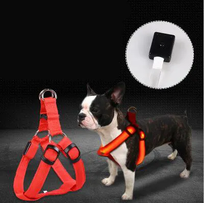 Pet Products LED Luminous Dog Chest Strap