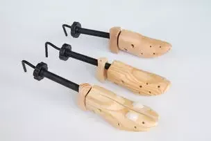 Multifunctional Solid Wood Shoes Hemu Pine Expansion Shoes White - Shop at LoveMi