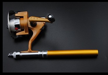 Pen pole suit Mini Mini spinning wheel fishing rod telescopicshort fishing  rod - CJdropshipping