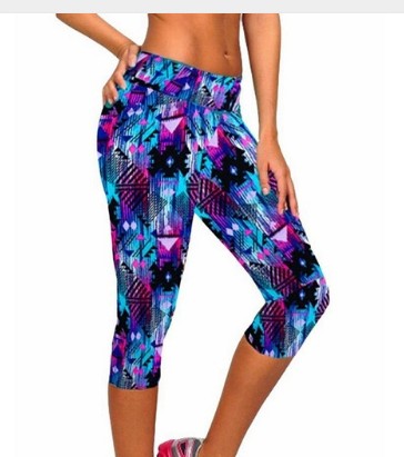 High waist seven print pants elastic shape beautiful body underpants M 4 - Shop at LoveMi