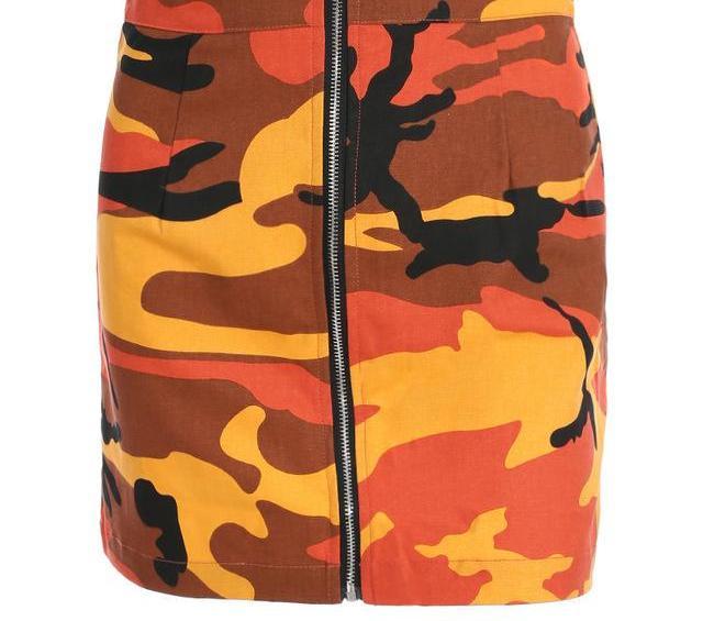 CAMO MINI SKIRT