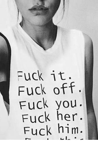 Europe and the United States tide letter sleeveless round neck vest female