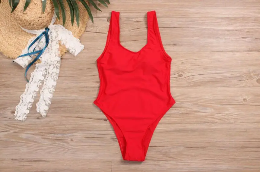 New Bikini Siamese Sexy Swimwear - Red