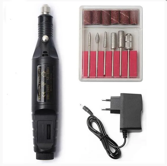 Professional Manicure Machine Nail - Black