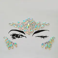 Adhesive Gems Rhinestone Temporary Tattoo Jewels Festival Party Body Glitter Stickers Temporary Tattoos Sticke 094 - View 1