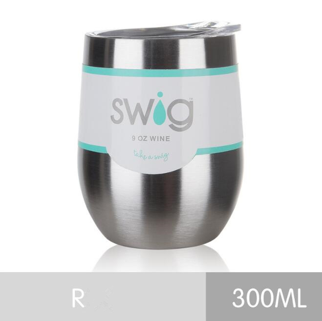 hot drink cups 9 унц. the egg in the form of a 304 stainless steel drink Tumber mug lid wine beer vacuum thermos cup