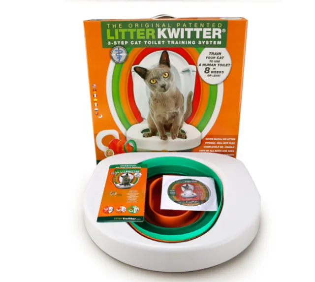 Litter Cat Toilet Sitting Toilet Trainer Kwitter - Shop at LoveMi