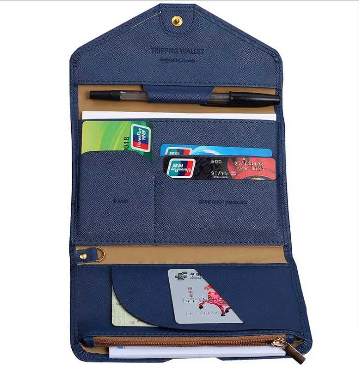 Multifunctional Travel Bag Passport Cover Foldable Credit Card Holder