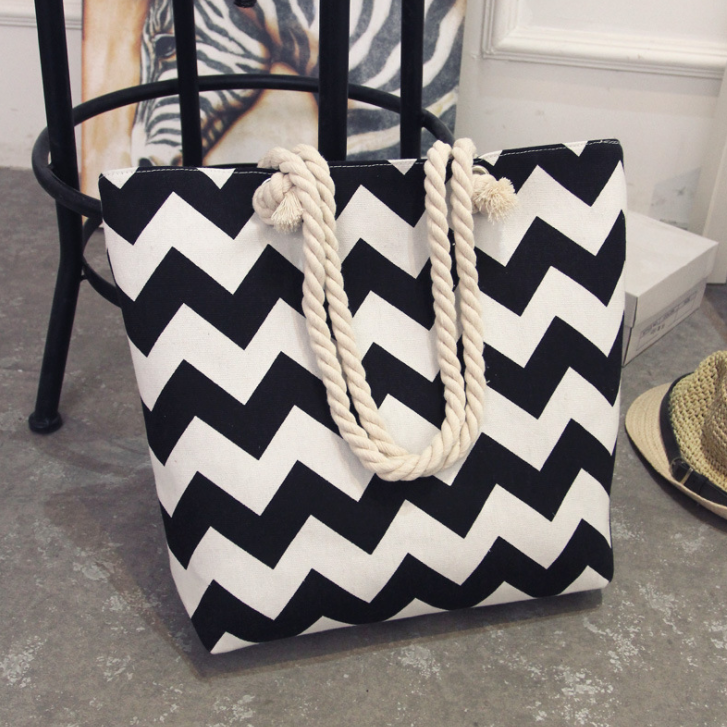 Large Capacity Casual Canvas Tote Bags J - Shop at LoveMi
