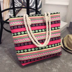 Large Capacity Casual Canvas Tote Bags - View 1