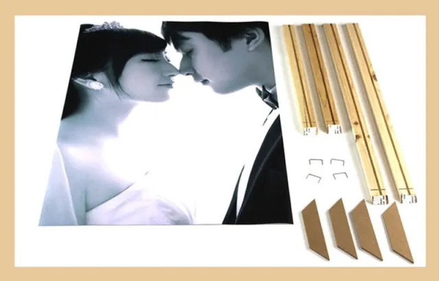 Brand Picture Frames Wall Photo Frame Natural Wood Poster Frame DIY Factory Provide Canvas Painting Wall Frame cornici per foto 25X60 - Shop at LoveMi