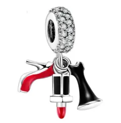 Labial Collar Granos Pendientes Berloque - Fc0561 - View 1