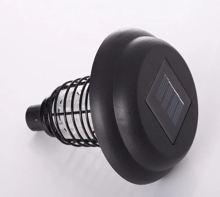 Solar Led Rechargeable Anti-Mosquito Lamp Electronic Fly Bug Zapper Insect Pest Uv Trap Outdoor Garden Lawn Lamp – image 3