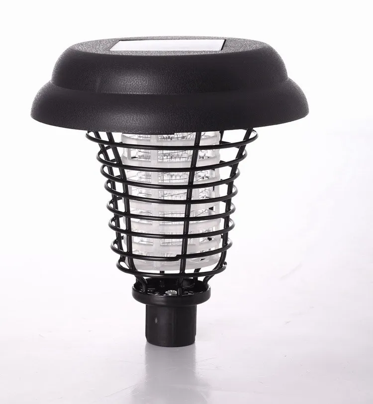 Solar Led Rechargeable Anti-Mosquito Lamp Electronic Fly Bug Zapper Insect Pest Uv Trap Outdoor Garden Lawn Lamp – image 4