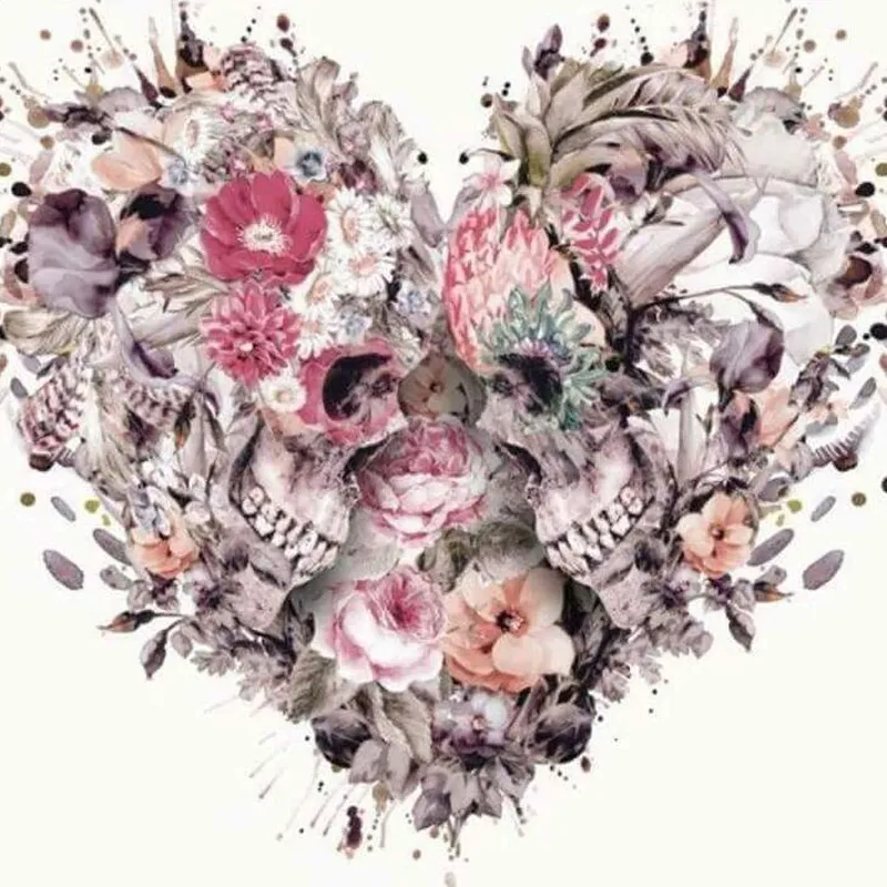 New Crystal Diamond Love Embroidery Painting - Square