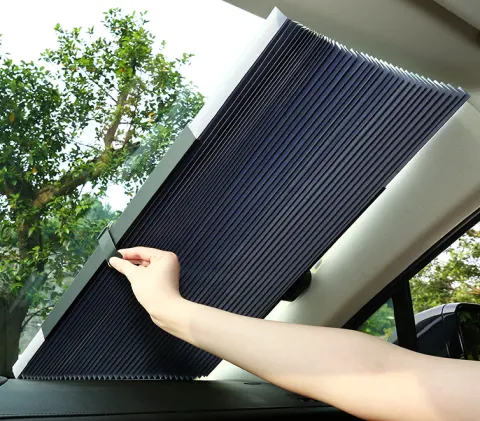 4Size Automatic Telescopic Adjustable Sun Shade Board Sun Protection