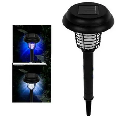 Solar Led Rechargeable Anti-Mosquito Lamp Electronic Fly Bug Zapper Insect Pest Uv Trap Outdoor Garden Lawn Lamp – image 5