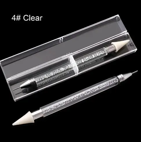 Dual-ended Nail Dotting Pen Diamond Painting Pen Crystal Beads Handle Rhinestone Studs Picker Wax Pencil Manicure – image 6