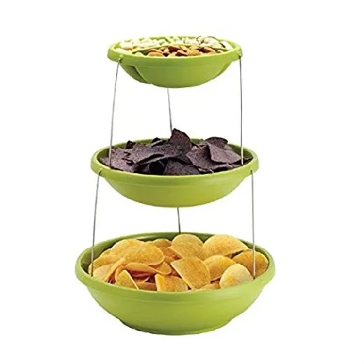 3 Tier Bowls - Green