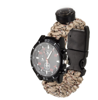 Outdoor Survival Compass Watch
