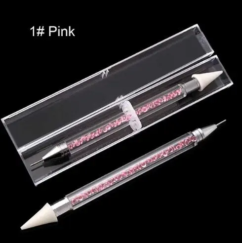 Dual-ended Nail Dotting Pen Diamond Painting Pen Crystal Beads Handle Rhinestone Studs Picker Wax Pencil Manicure – image 5