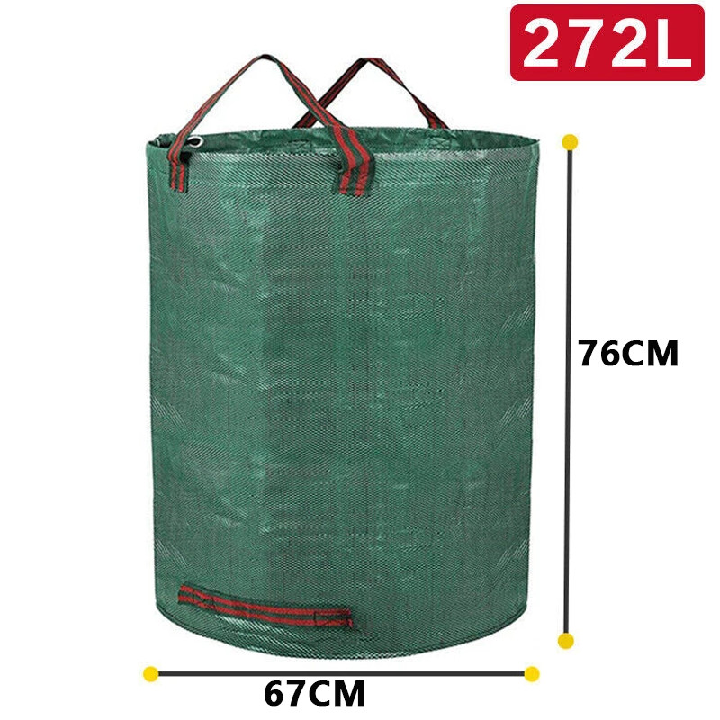 2X 500 2X272 L Large Garden Waste Bags Refuse Heavy Duty Sacks Grass Leaves — image 3