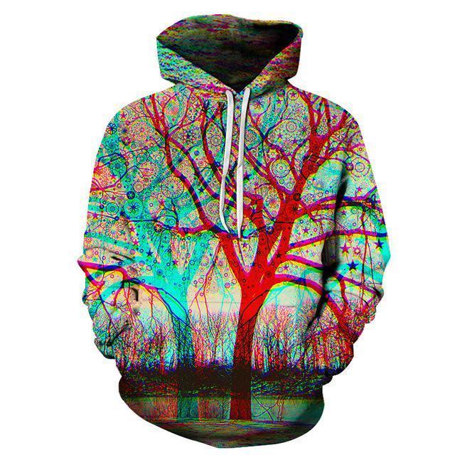 3D Psy Enchanted Forest Sweatshirt