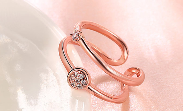 Europe and the United States simple creative opening joint female ring Europe and the United States trend ring ladies jewelry