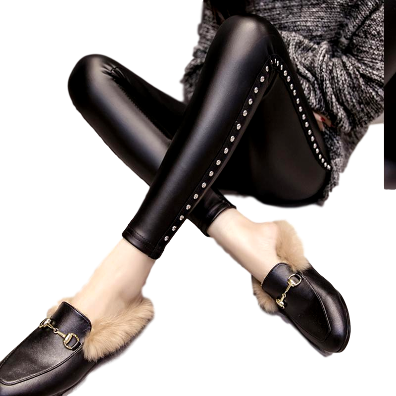 Button Up Vegan Pencil Leggings