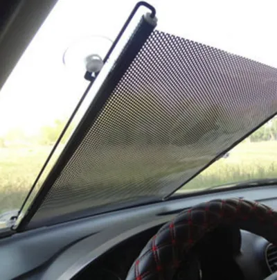Retractable Automatic Sun Visor, Automatic Front, and Rear Side Blinds, Sun Protection and UV Protection Screen