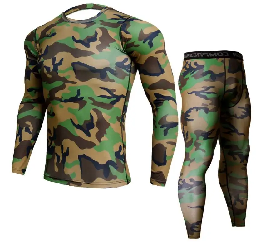 Long Sleeved Tight Fitting Men's Sports Quick Drying Fitness