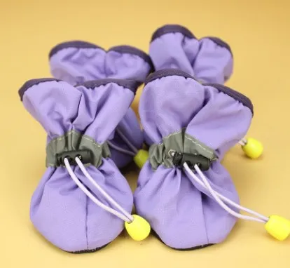 Pets, shoes, dogs, soft bottom shoes, size dogs, Teddy, home, antiskid shoes, and warm boots Purple - Shop at LoveMi